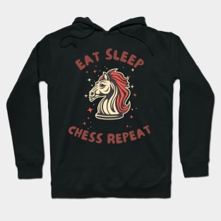 Eat sleep chess repeat Hoodie